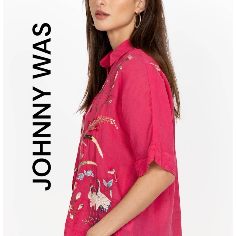 JOHNNY WAS GENIVEVE RELAXED DOLMAN SHIRT